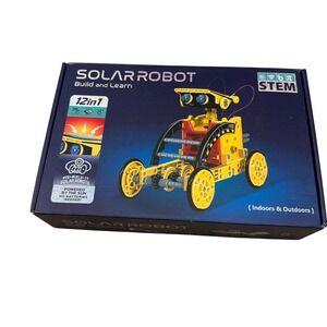 Solar Robot 12-in-1 Build and Learn STEM Science Kit No Batteries Needed 8+